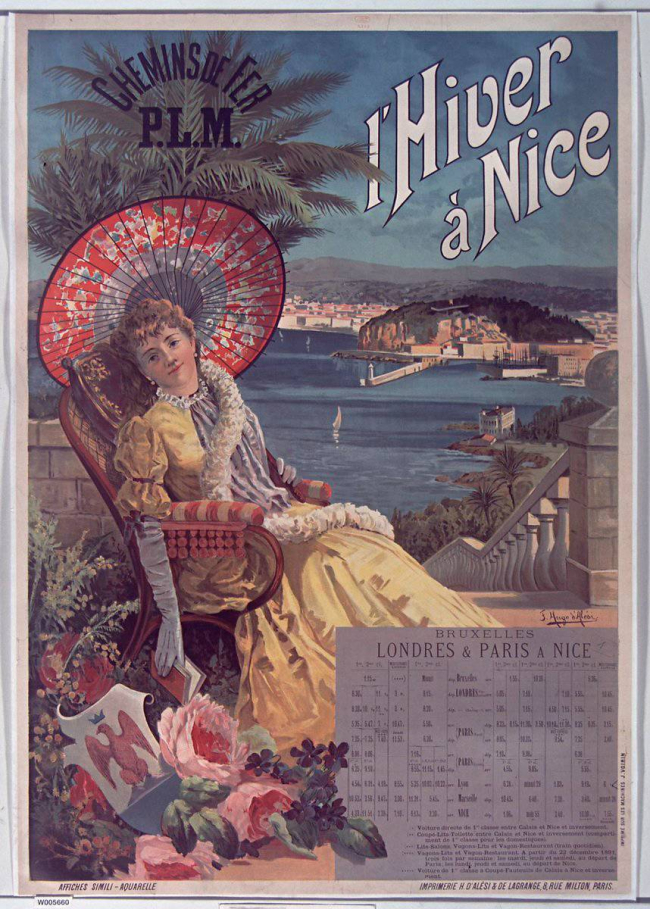 Affiche ancienne d'Hugo Alesi (1846-1906)