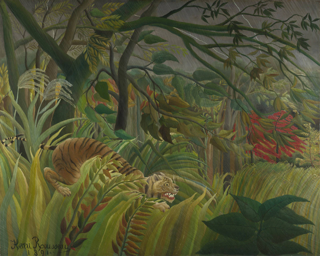 tigre_dans_un_orage_tropical_1891_Rousseau